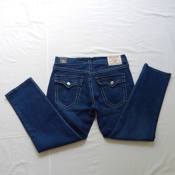 True Religion GENO Flap Relaxed Slim Medium Lagoon Wash Jeans Men's 36x30 NWT - Picture 6 of 8